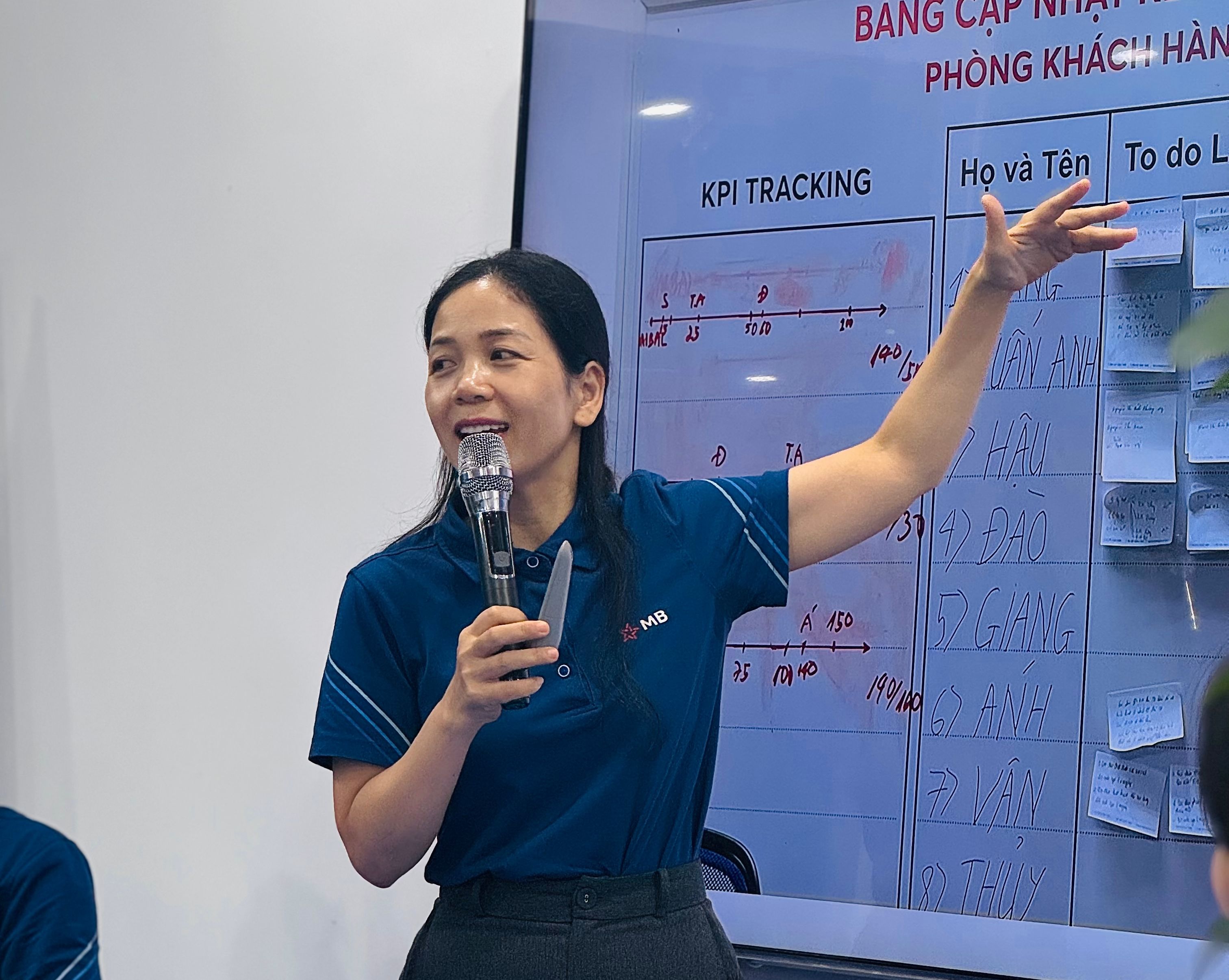 Ms. Hoàng Thị Bích Nguyệt – Chuyên gia đào tạo ứng dụng Agile, Khối Tổ chức nhân sự, MB Bank